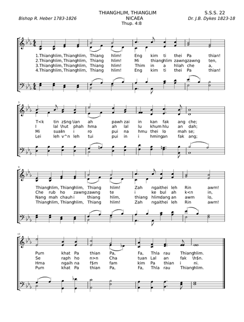 THIANGHLIM THIANGHLIM SATB