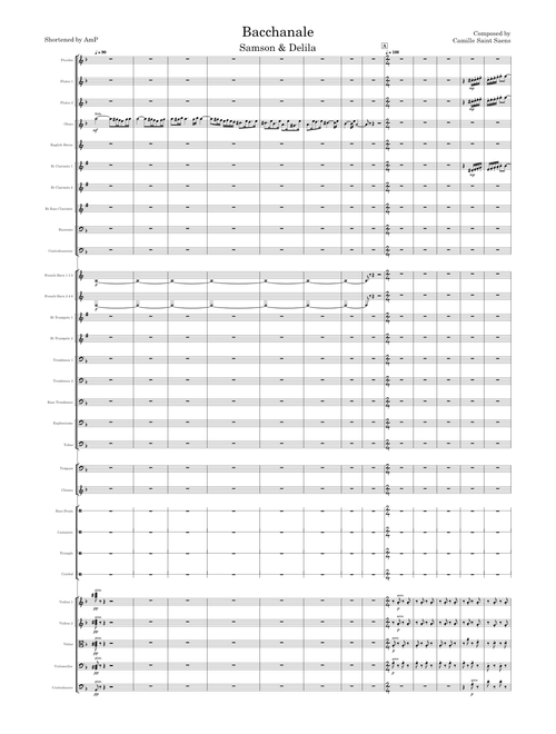 Bacchanale From Samson And Delilah – Camille Saint-Saëns
