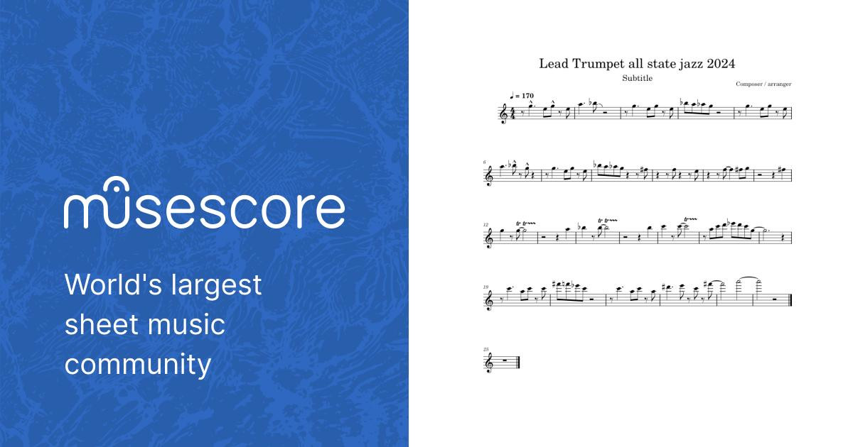 Florida Bandmasters Association 2024 All State High School Jazz Band   Score 0.open Graph @1200x630