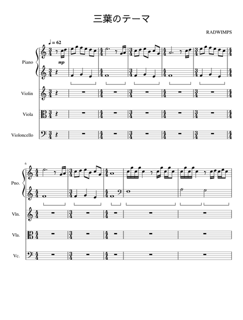 Theme of Mitsuha
