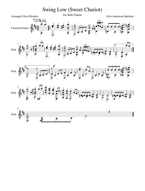 Swing Low (Sweet Chariot)