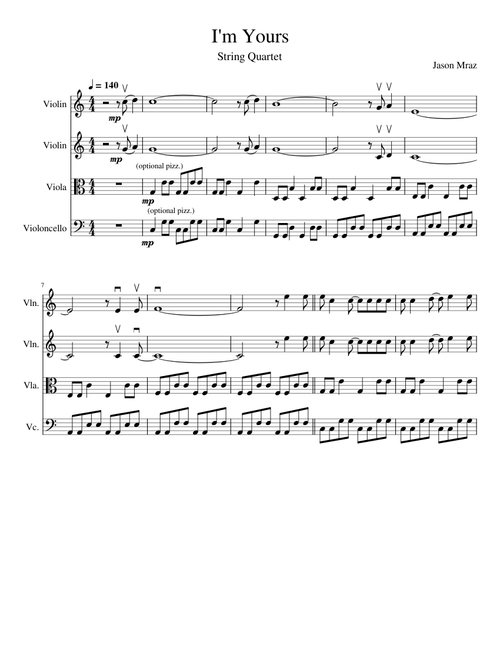 I'm Yours- Jason Mraz