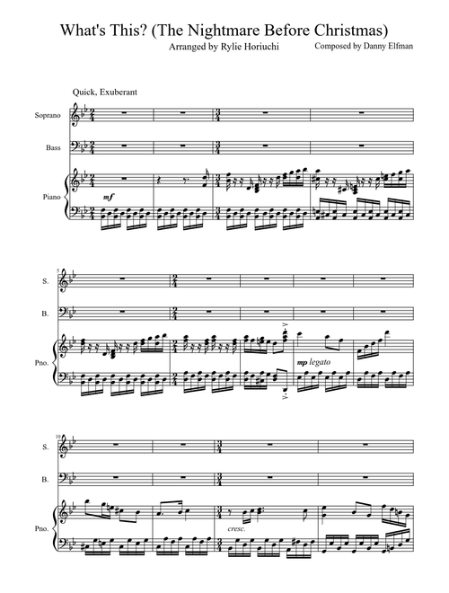 "What's This" Choral Arrangement