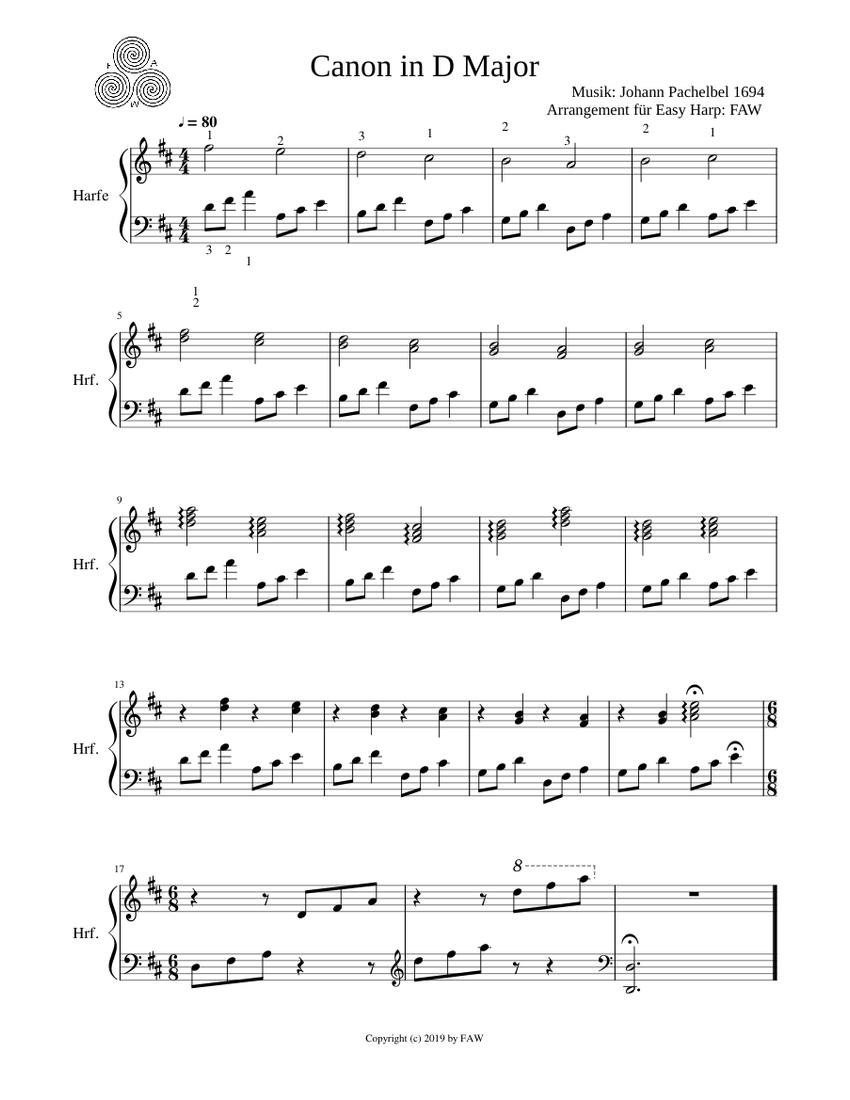 Canon harp clearance