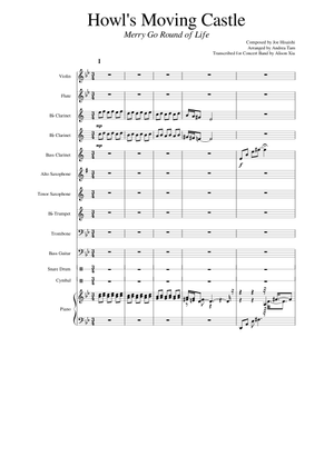 Merry-Go-Round of Life – Joe Hisaishi Trumpet Solo Sheet Music for