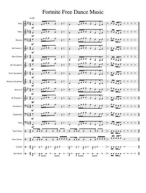 Fortnite Default Dance Music (Marching Band)