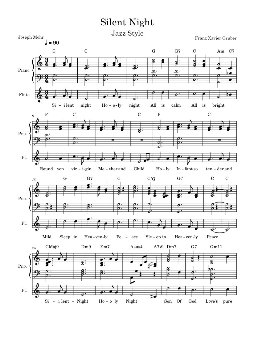Silent Night Jazz Ballad Yannick Lambrecht Silent Night Jazz Ballad