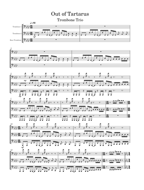 Hades: Out of Tartarus - Trombone Trio