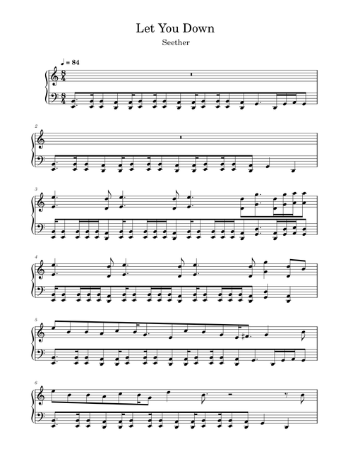 Let you down – Seether