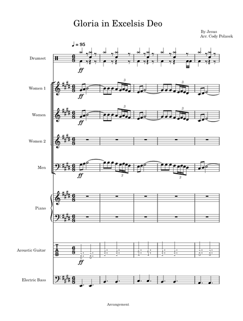 Gloria, in excelsis Deo – Misc Traditional Gloria in Excelsis Deo Groove (Metal Cover) - Cody Polasek