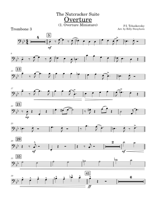 Ellington's Nutcracker Suite - Tbn 3