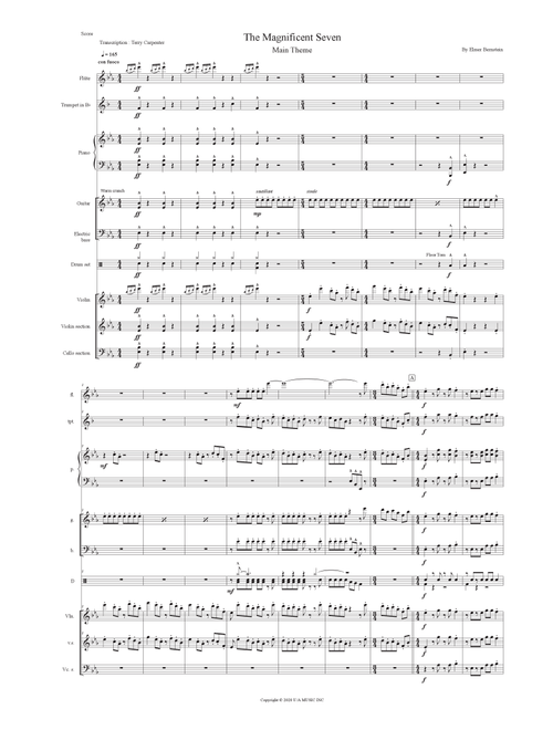 Magnificent Seven, The (Arr. Terry Carpenter) - Elmer Bernstein (Large Ensemble)