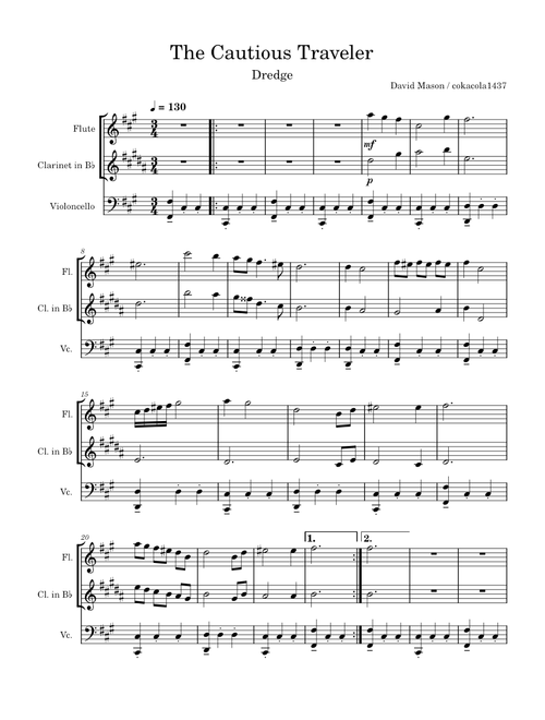 The Cautious Traveler (Dredge OST) - David Mason