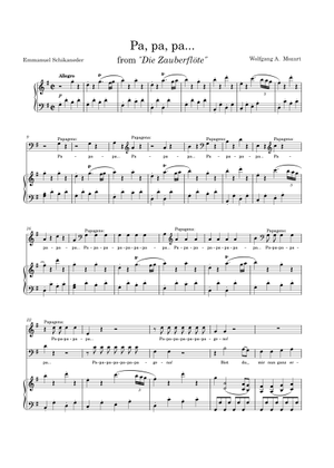Die Zauberflöte, K.620 – Wolfgang Amadeus Mozart Sheet Music for