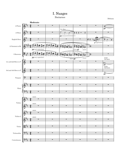 Nocturnes - I. Nuages – Claude Debussy