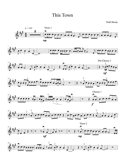 This Town (Arr. Kimberly Hope) - Niall Horan (Violin Solo)
