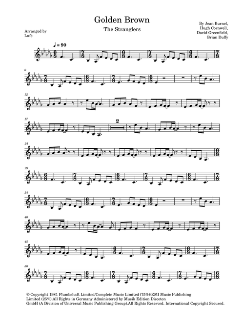 Golden Brown (Arr. Lufé) - The Stranglers (Violin Solo)
