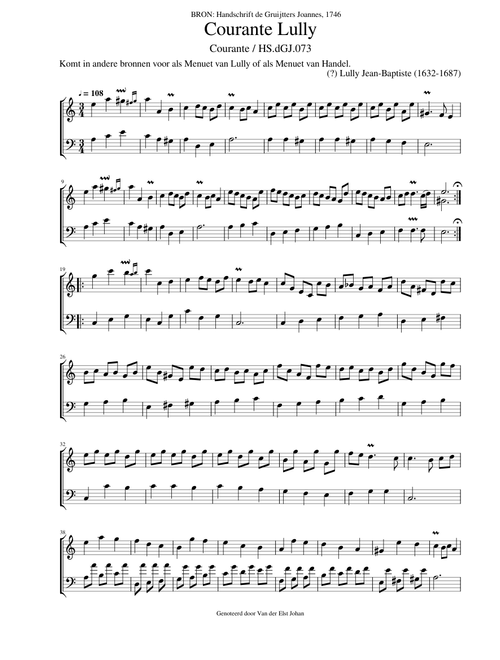 Courante Lully (HS.dGJ.073)