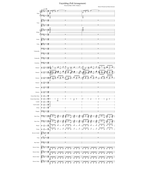 Unyielding (Full Arrangement)
