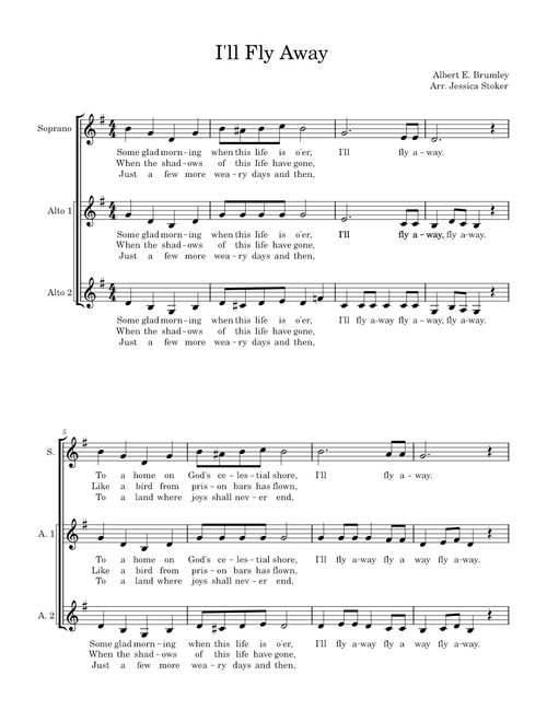 I'll Fly Away - SAA