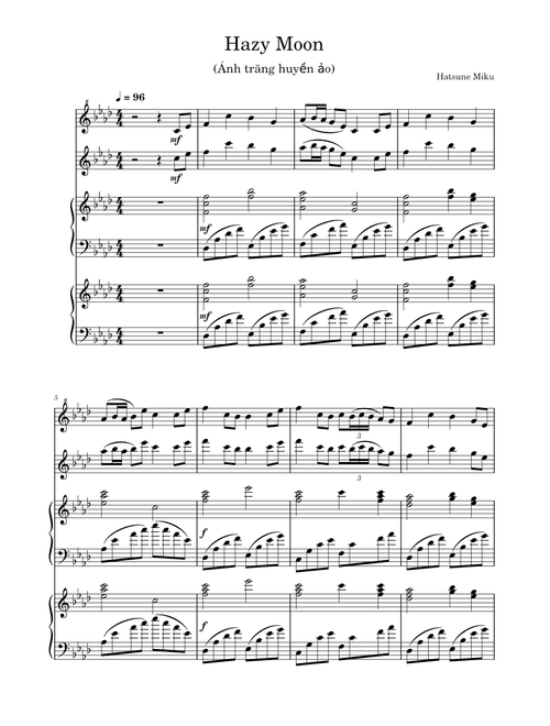 Hazy Moon - Hatsune Miku