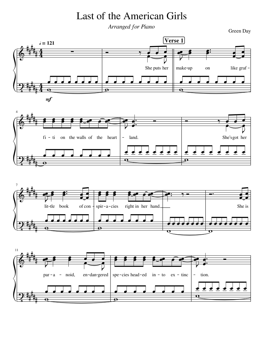 American girl piano online