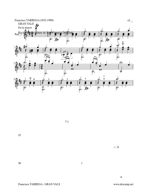 Gran Vals-Francisco Tárrega
