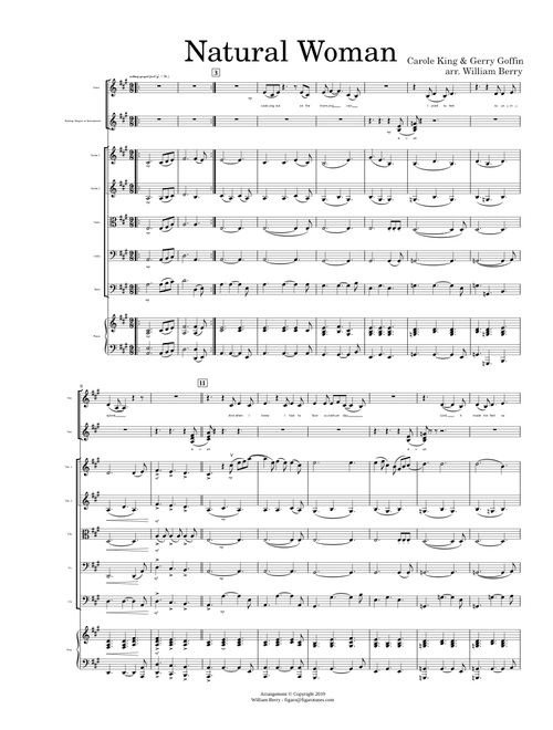 Natural Woman – Carole King/arr. William Berry