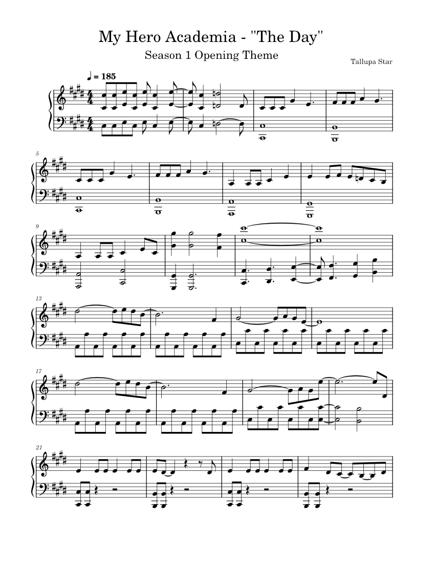 Day 1 piano 2025