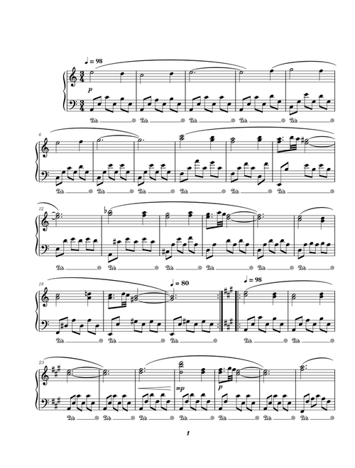 Recuerdos de la alhambra - Francisco Tárrega