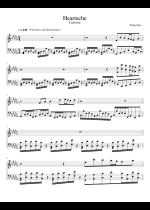 Heartache Sheet Music for Piano (Solo) | MuseScore.com