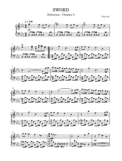 SWORD - Deltarune Chapter 3+4