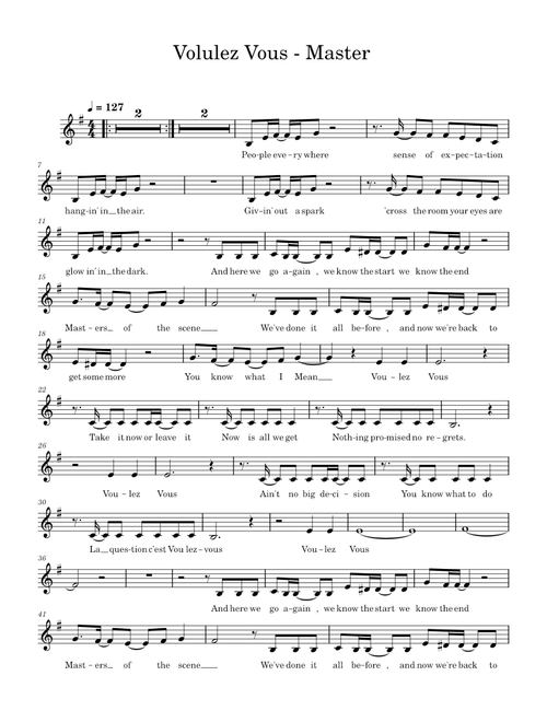 Voulez-vous – Part 1