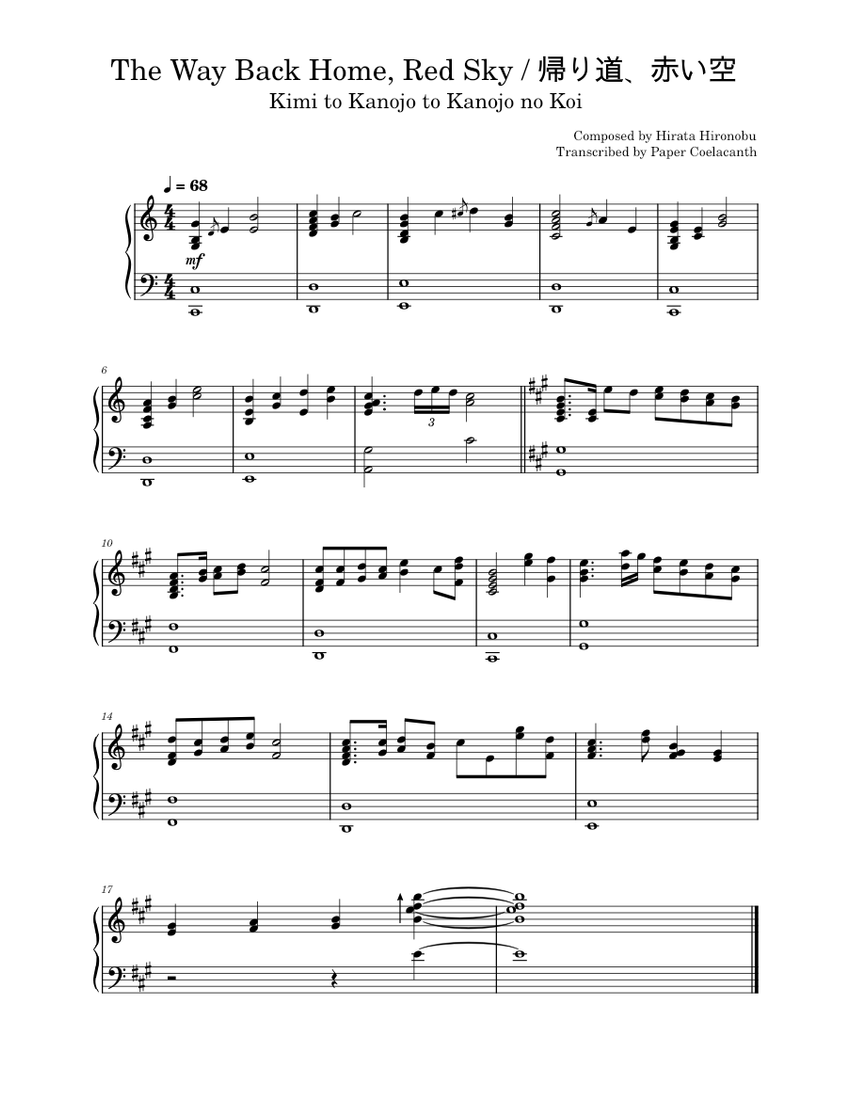 Way back home piano cover on sale