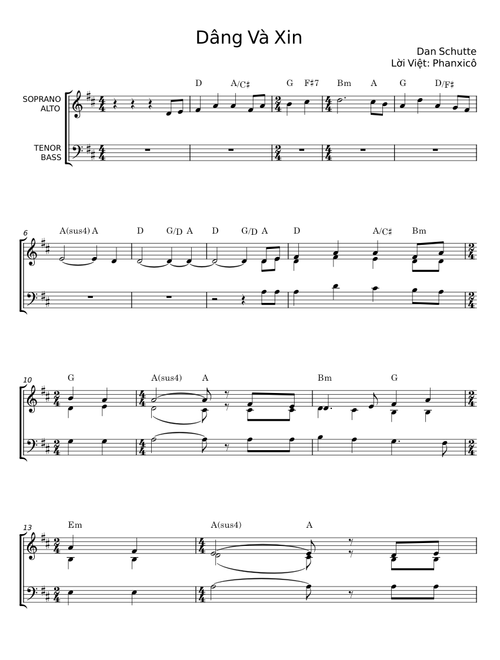 Dâng Và Xin - Dan Schutte