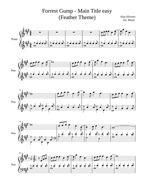 Forest Gump Main Title Feather Theme