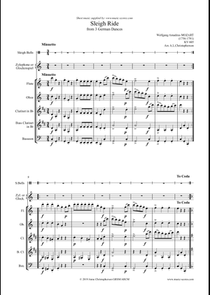 Play Official version of Sleigh Ride Sheet Music by Leroy Anderson for ...