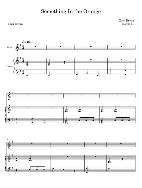 Something in the Orange - Zach Bryan