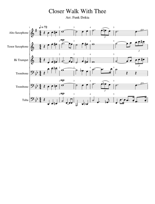 JUST A CLOSER WALK WITH THEE – Misc Traditional