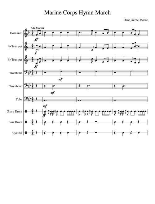 Marine Corps Hymn March