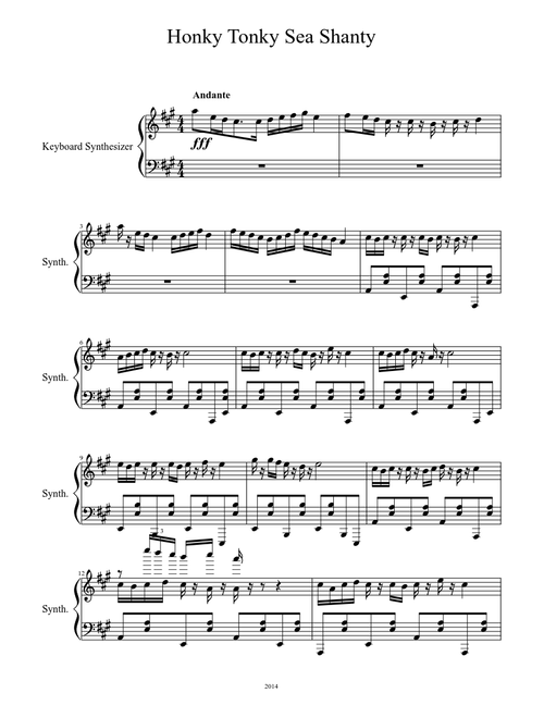 Honky Tonky Sea Shanty
