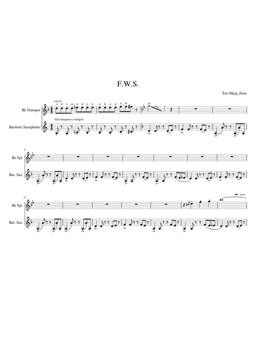 Too Many Zooz - F.W.S.