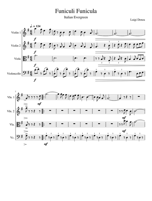 Funiculì, Funiculà – Luigi Denza