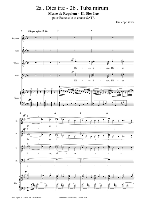 Messa da Requiem, II. Dies Irae ( Dies irae, Tuba mirum) - Giuseppe Verdi