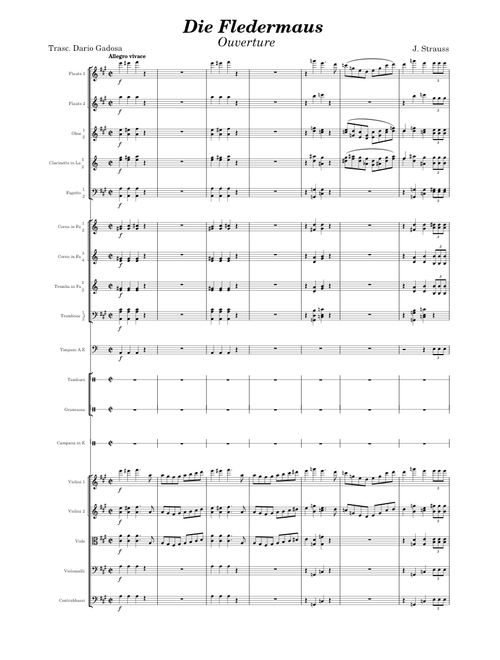 Die Fledermaus - Il pipistrello ouverture