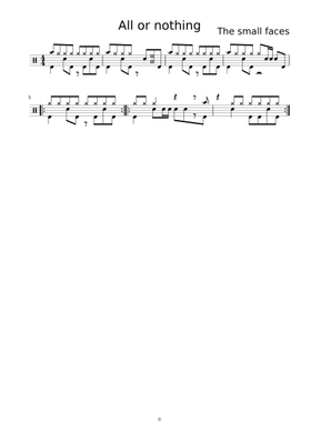 Free Small Faces sheet music | Download PDF or print on MuseScore.com