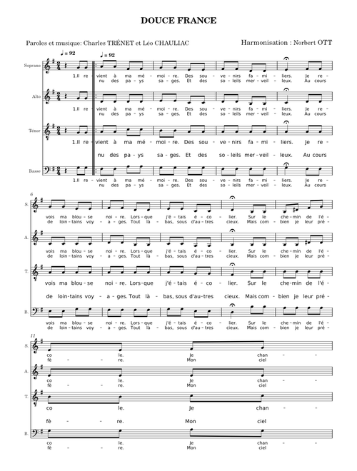 Douce France – Charles Trenet et Léo Chauliac