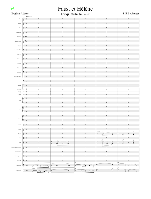 Faust et Hélène by Lili Boulanger