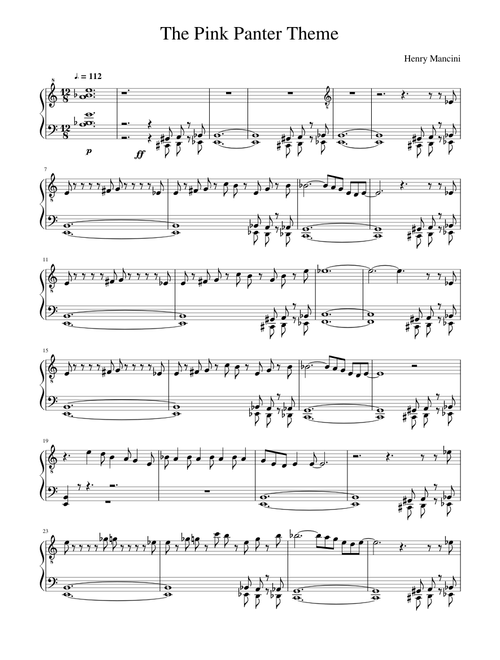 The Pink Panther Theme Henry Mancini