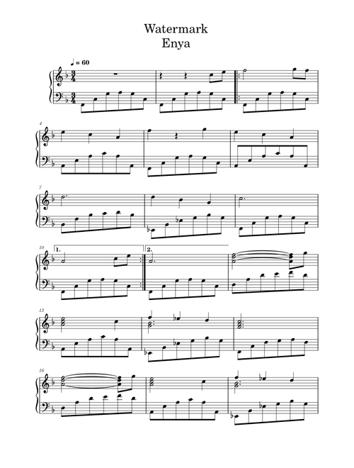 Watermark – Enya